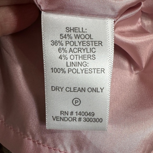 Chadwicks of Boston Plaid 54% Wool Skirt Pink‎ Gray, Size 4 Petite 4P, GUC - Picture 4 of 5